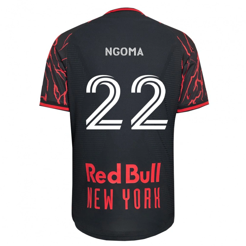 Danxen Kobiety Serge Ngoma #22 Czerwony Czarny Biały Domowa Koszulka 2026/27 Koszulki Klubowe