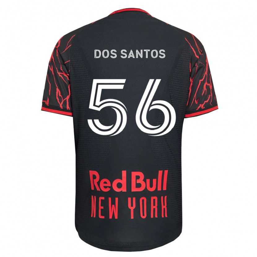 Danxen Kobiety Matthew Dos Santos #56 Czerwony Czarny Biały Domowa Koszulka 2026/27 Koszulki Klubowe