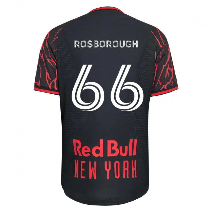 Danxen Kobiety Tanner Rosborough #66 Czerwony Czarny Biały Domowa Koszulka 2026/27 Koszulki Klubowe