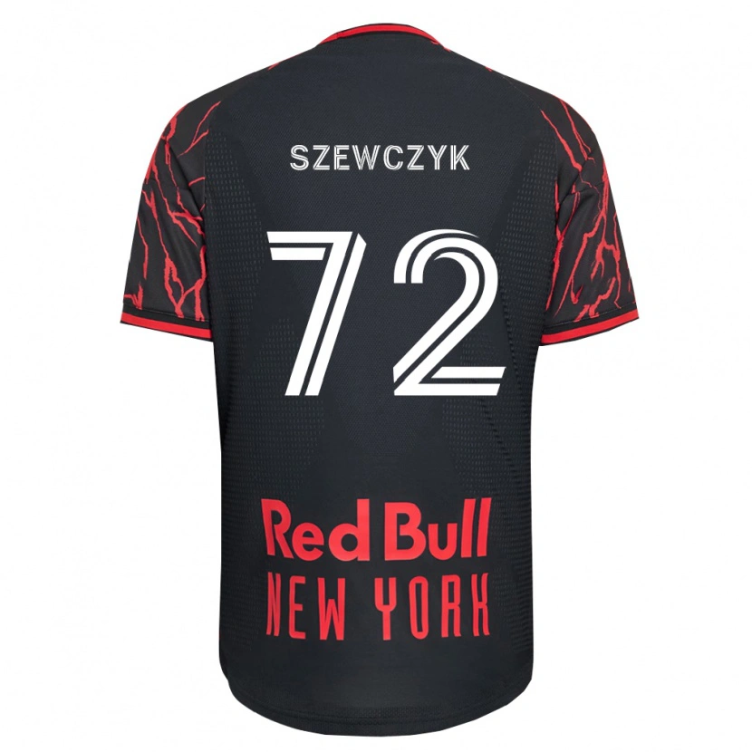 Danxen Kobiety Tobias Szewczyk #72 Czerwony Czarny Biały Domowa Koszulka 2026/27 Koszulki Klubowe