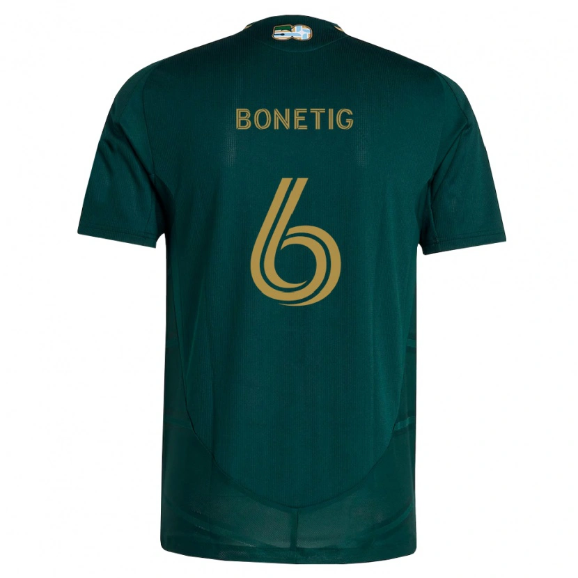Danxen Kobiety Alex Bonetig #6 Ciemnozielony Brązowy Domowa Koszulka 2026/27 Koszulki Klubowe