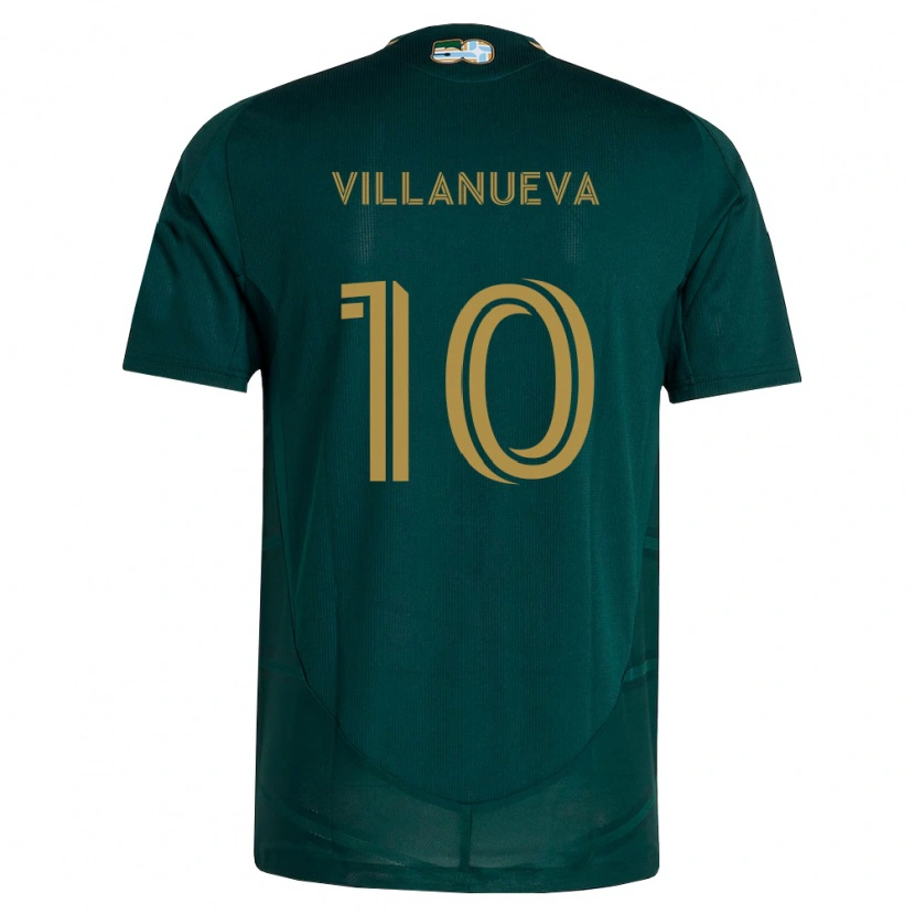 Danxen Kobiety Jordan Villanueva #10 Ciemnozielony Brązowy Domowa Koszulka 2026/27 Koszulki Klubowe