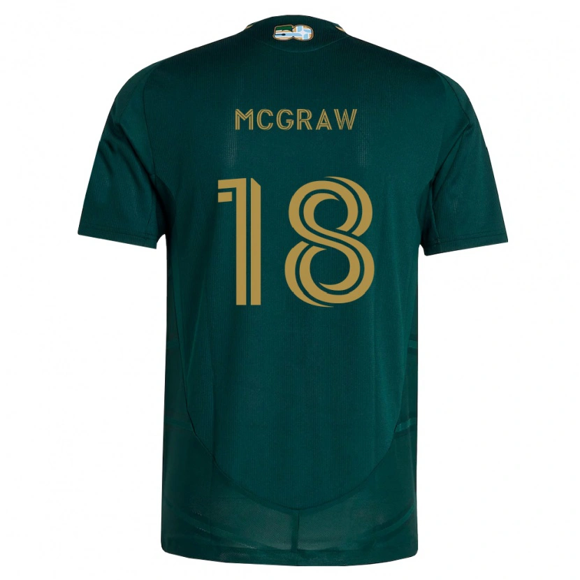Danxen Kobiety Zac Mcgraw #18 Ciemnozielony Brązowy Domowa Koszulka 2026/27 Koszulki Klubowe