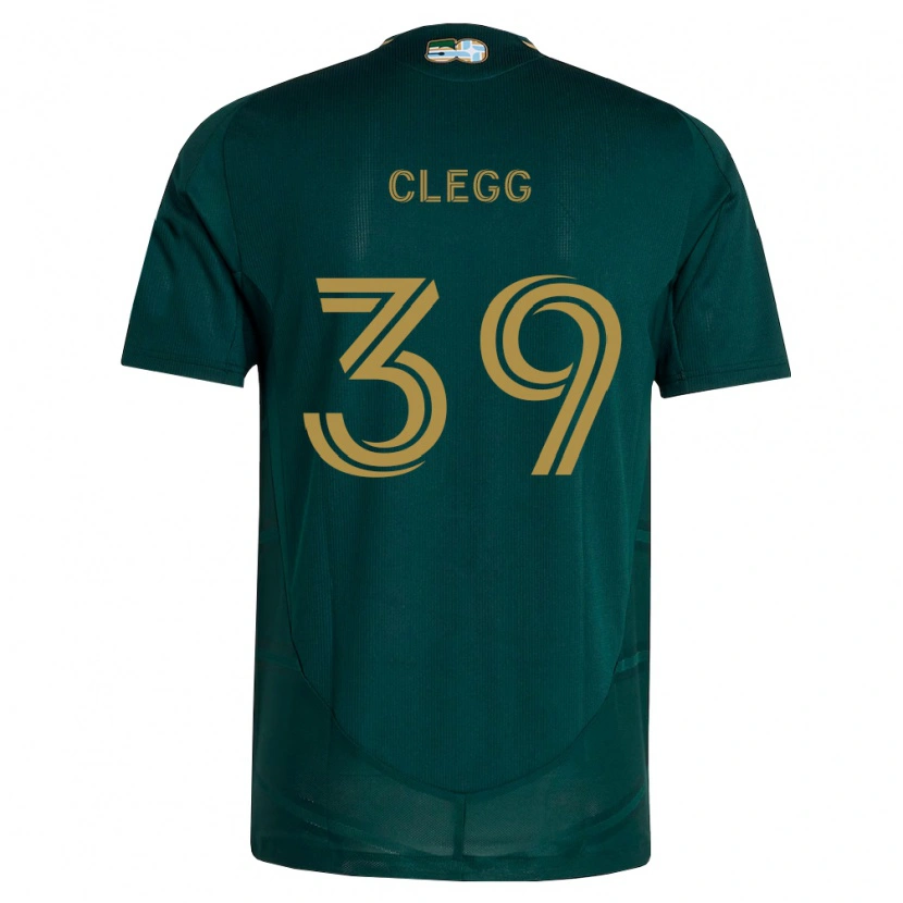 Danxen Kobiety Tyler Clegg #39 Ciemnozielony Brązowy Domowa Koszulka 2026/27 Koszulki Klubowe