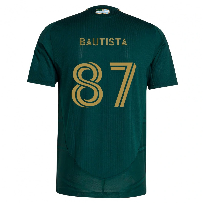 Danxen Kobiety Ricardo Bautista #87 Ciemnozielony Brązowy Domowa Koszulka 2026/27 Koszulki Klubowe