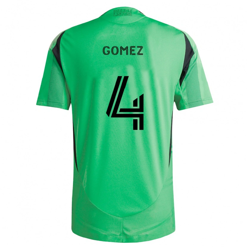Danxen Kobiety Antonio Gomez #4 Szmaragdowo Zielony Czarny Domowa Koszulka 2026/27 Koszulki Klubowe