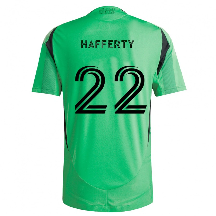 Danxen Kobiety Joe Hafferty #22 Szmaragdowo Zielony Czarny Domowa Koszulka 2026/27 Koszulki Klubowe