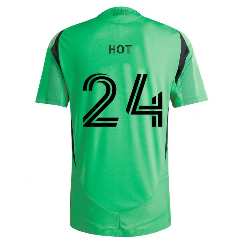 Danxen Kobiety Kenan Hot #24 Szmaragdowo Zielony Czarny Domowa Koszulka 2026/27 Koszulki Klubowe