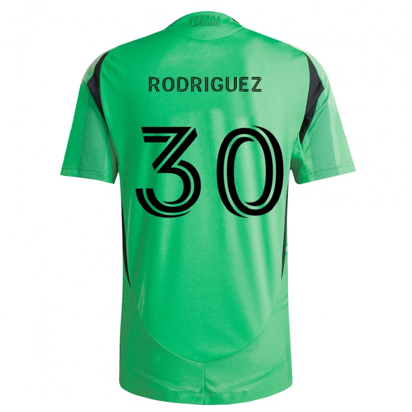 Danxen Kobiety Memo Rodríguez #30 Szmaragdowo Zielony Czarny Domowa Koszulka 2026/27 Koszulki Klubowe
