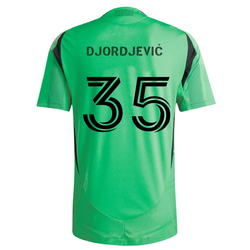 Danxen Kobiety Mateja Djordjević #35 Szmaragdowo Zielony Czarny Domowa Koszulka 2026/27 Koszulki Klubowe