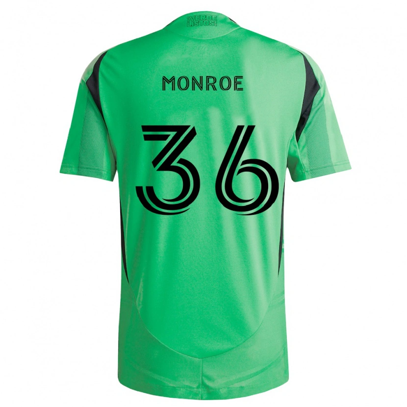 Danxen Kobiety Greg Monroe #36 Szmaragdowo Zielony Czarny Domowa Koszulka 2026/27 Koszulki Klubowe