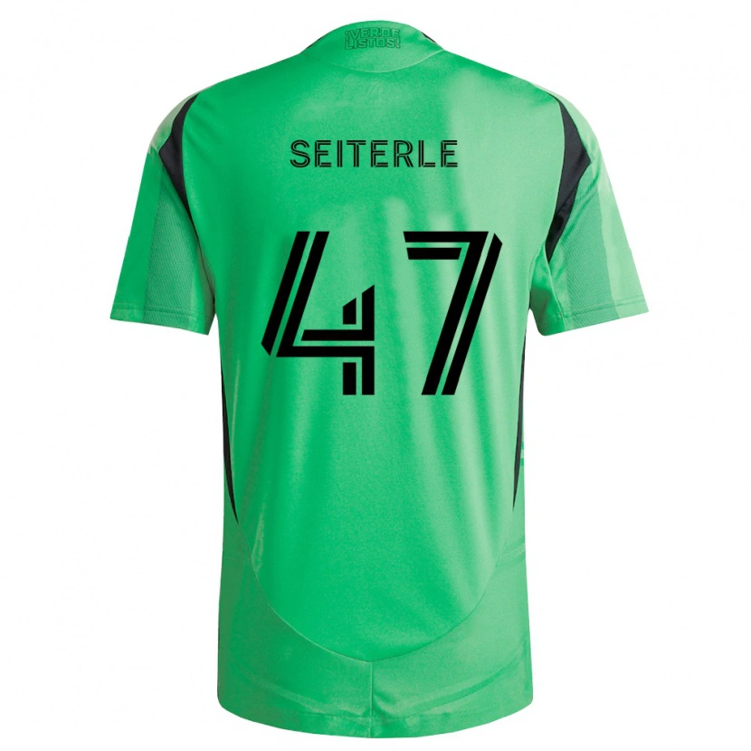 Danxen Kobiety Sebastian Seiterle #47 Szmaragdowo Zielony Czarny Domowa Koszulka 2026/27 Koszulki Klubowe