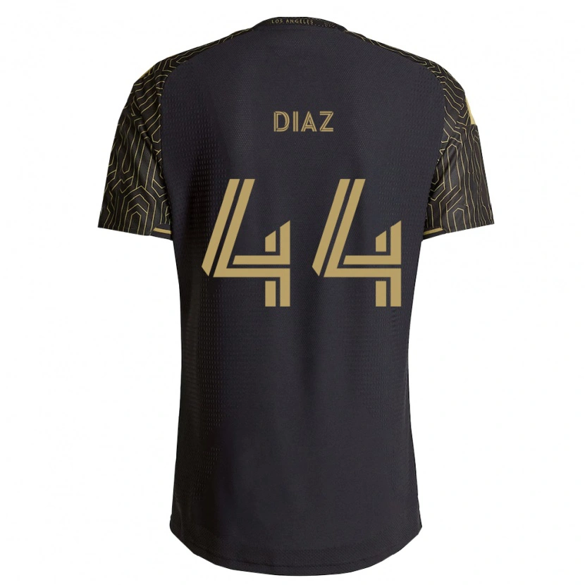 Danxen Kobiety Christian Díaz #44 Brązowy Czarny Domowa Koszulka 2026/27 Koszulki Klubowe