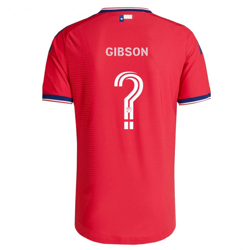 Danxen Kobiety Jonah Gibson #0 Czerwony Niebieski Biały Domowa Koszulka 2026/27 Koszulki Klubowe