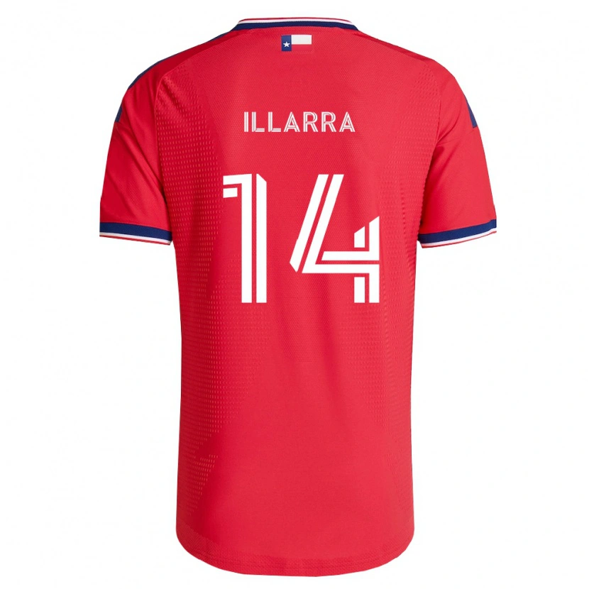 Danxen Kobiety Asier Illarramendi #14 Czerwony Niebieski Biały Domowa Koszulka 2026/27 Koszulki Klubowe