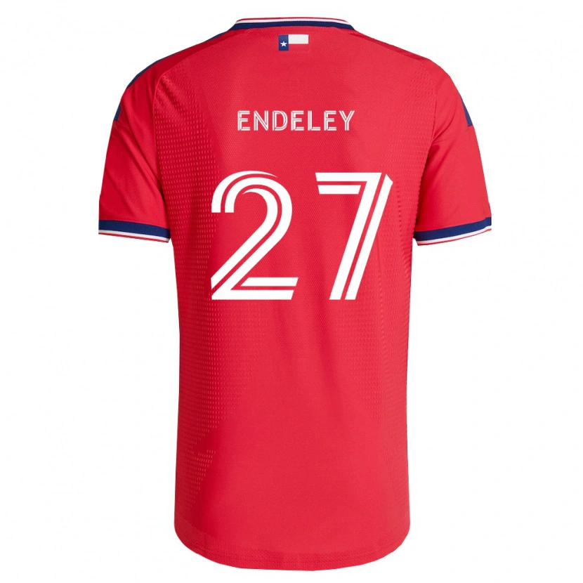 Danxen Kobiety Herbert Endeley #27 Czerwony Niebieski Biały Domowa Koszulka 2026/27 Koszulki Klubowe