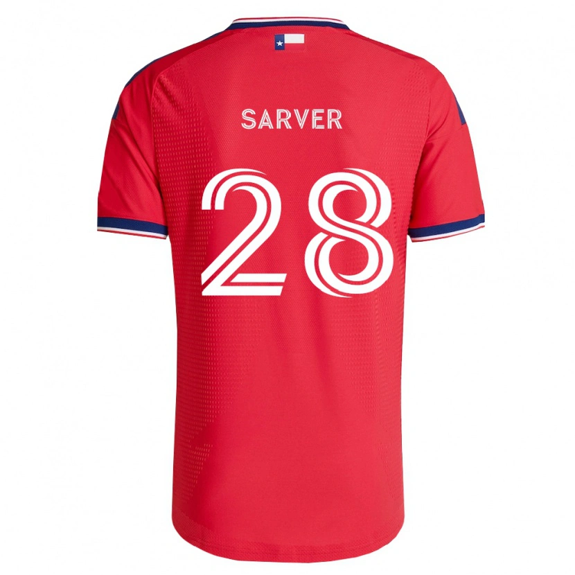 Danxen Kobiety Sam Sarver #28 Czerwony Niebieski Biały Domowa Koszulka 2026/27 Koszulki Klubowe