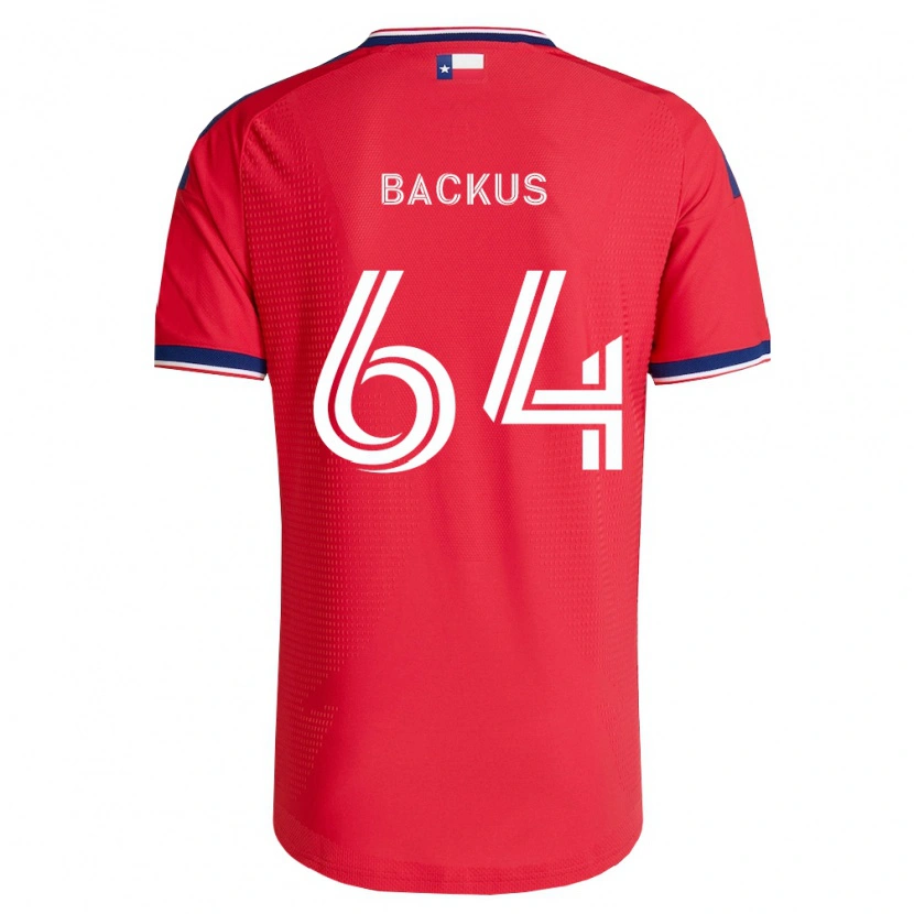 Danxen Kobiety Braeden Backus #64 Czerwony Niebieski Biały Domowa Koszulka 2026/27 Koszulki Klubowe