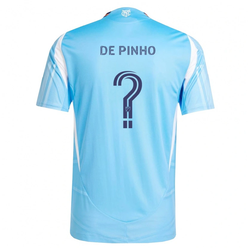 Danxen Kobiety Lucas De Pinho #0 Błękitny Biały Domowa Koszulka 2026/27 Koszulki Klubowe