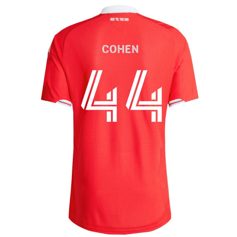 Danxen Kobiety Josh Cohen #44 Czerwony Głęboki Niebieski Biały Domowa Koszulka 2026/27 Koszulki Klubowe