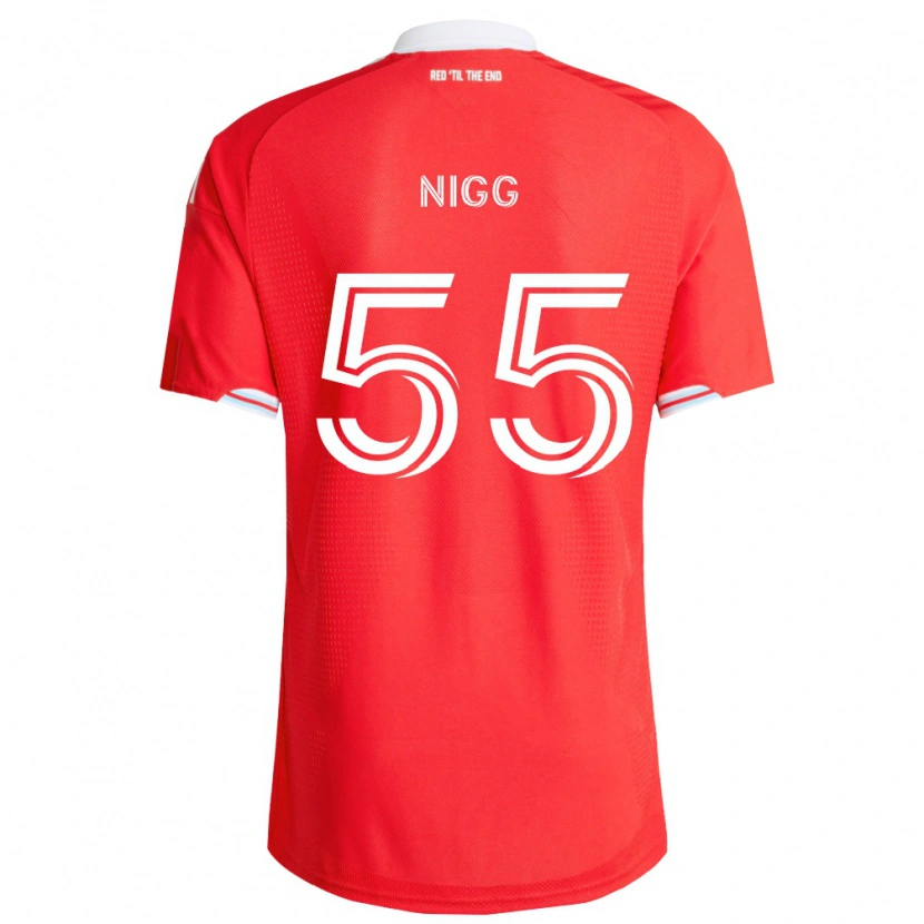 Danxen Kobiety Damian Nigg #55 Czerwony Głęboki Niebieski Biały Domowa Koszulka 2026/27 Koszulki Klubowe