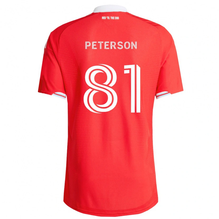Danxen Kobiety Lukas Peterson #81 Czerwony Głęboki Niebieski Biały Domowa Koszulka 2026/27 Koszulki Klubowe