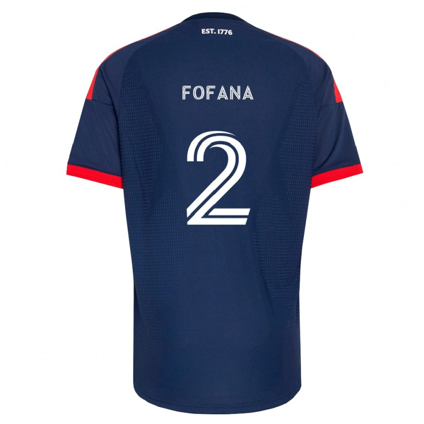 Danxen Kobiety Mamadou Fofana #2 Królewski Niebieski Czerwony Biały Domowa Koszulka 2026/27 Koszulki Klubowe