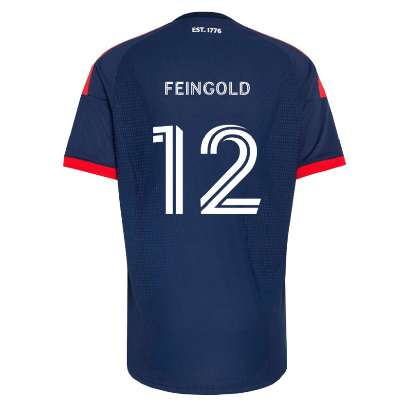 Danxen Kobiety Ilay Feingold #12 Królewski Niebieski Czerwony Biały Domowa Koszulka 2026/27 Koszulki Klubowe