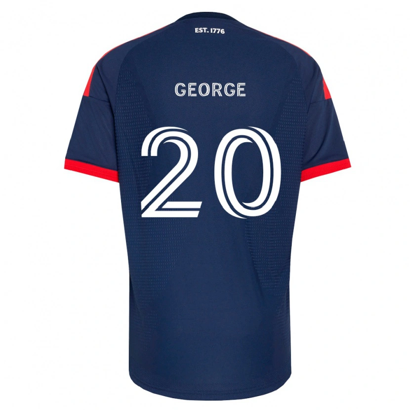 Danxen Kobiety Sharod George #20 Królewski Niebieski Czerwony Biały Domowa Koszulka 2026/27 Koszulki Klubowe