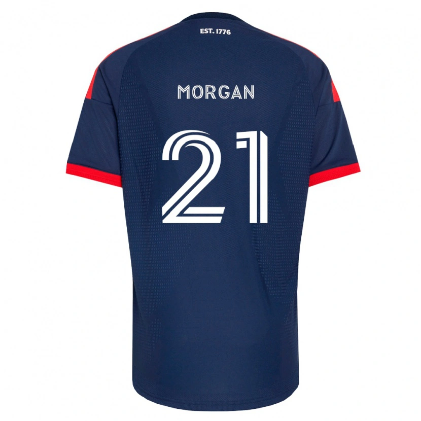 Danxen Kobiety Myles Morgan #21 Królewski Niebieski Czerwony Biały Domowa Koszulka 2026/27 Koszulki Klubowe