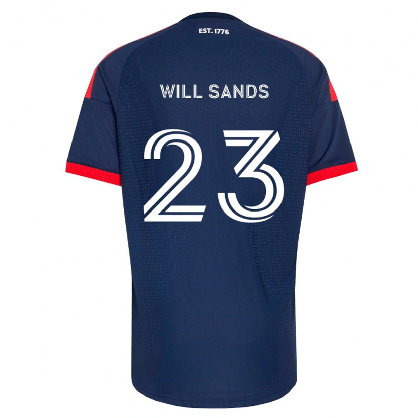 Danxen Kobiety Will Sands #23 Królewski Niebieski Czerwony Biały Domowa Koszulka 2026/27 Koszulki Klubowe
