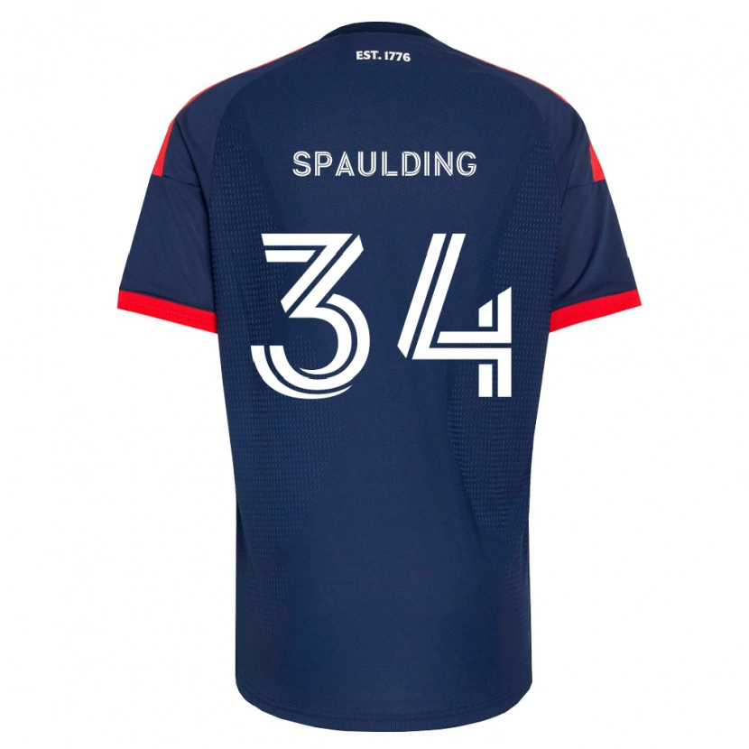 Danxen Kobiety Ryan Spaulding #34 Królewski Niebieski Czerwony Biały Domowa Koszulka 2026/27 Koszulki Klubowe