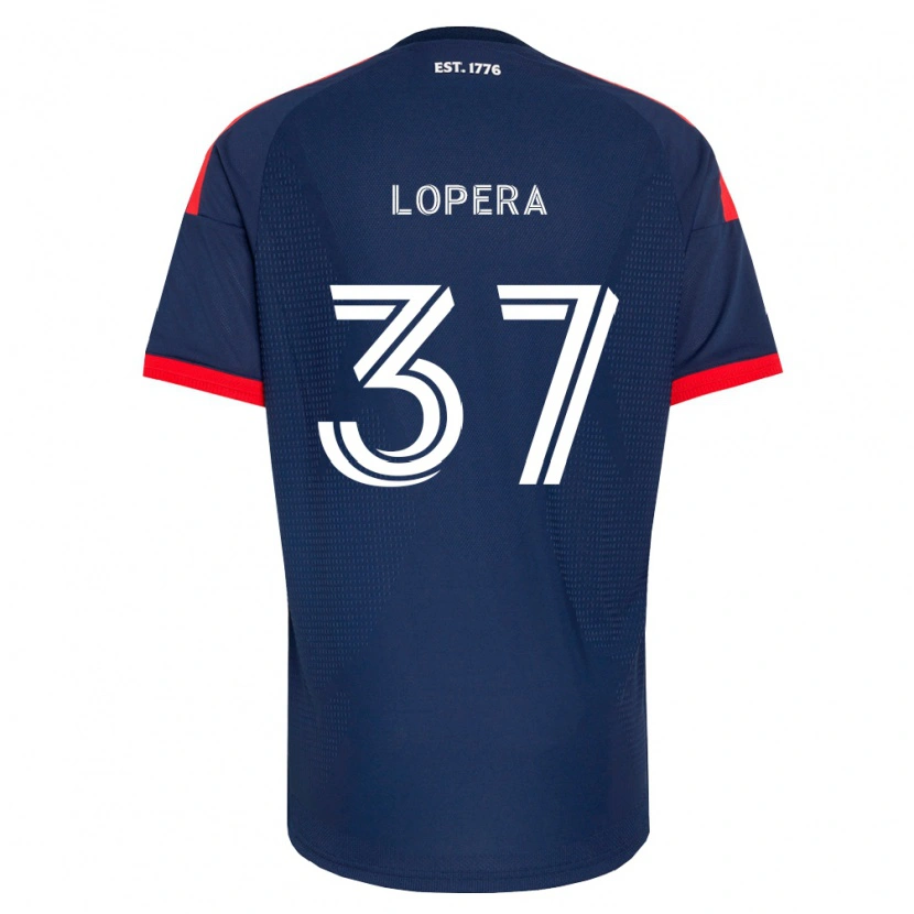 Danxen Kobiety Steban Lopera #37 Królewski Niebieski Czerwony Biały Domowa Koszulka 2026/27 Koszulki Klubowe