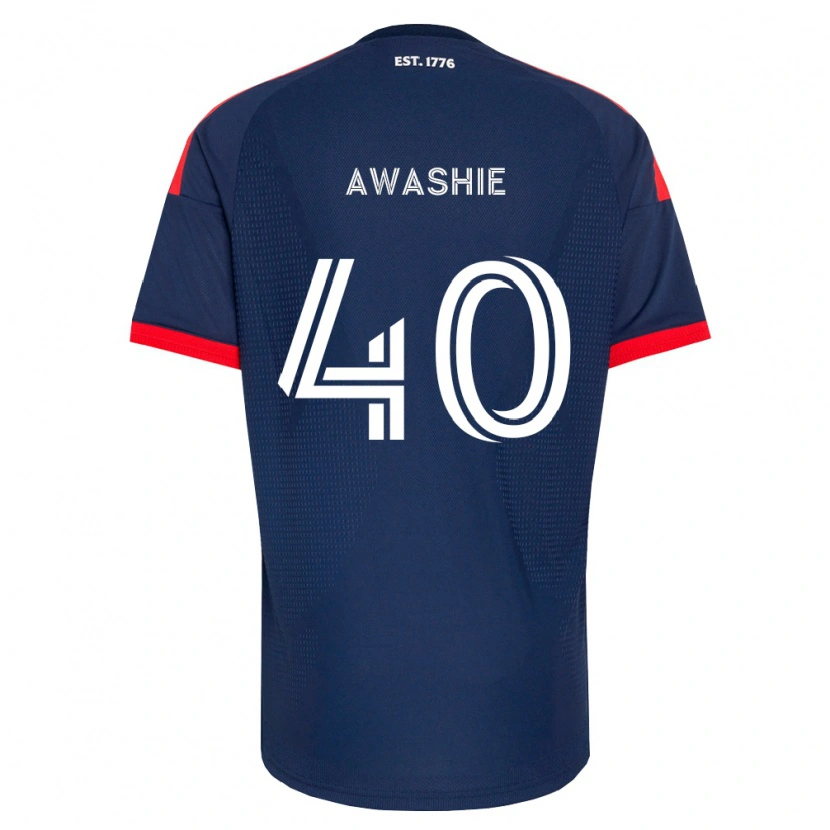 Danxen Kobiety Ben Awashie #40 Królewski Niebieski Czerwony Biały Domowa Koszulka 2026/27 Koszulki Klubowe