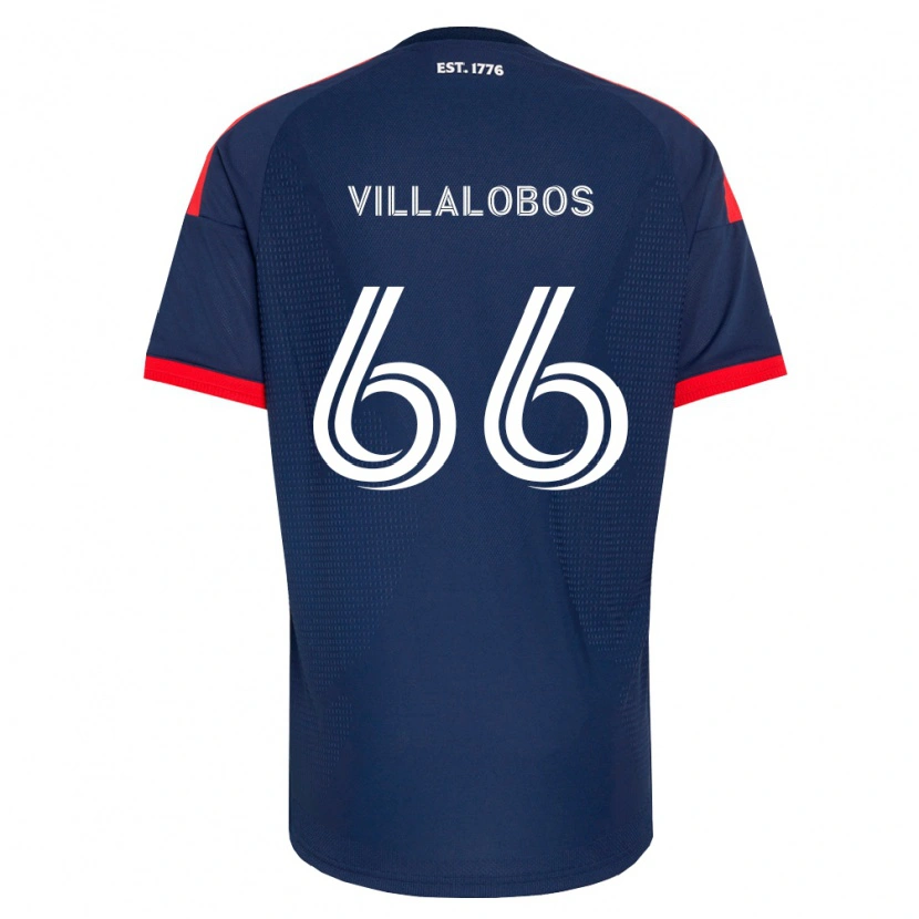 Danxen Kobiety Ivan Villalobos #66 Królewski Niebieski Czerwony Biały Domowa Koszulka 2026/27 Koszulki Klubowe