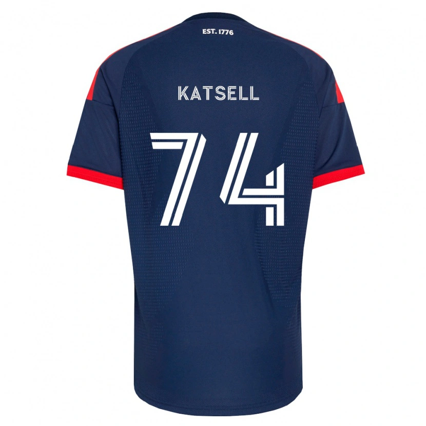 Danxen Kobiety Levi Katsell #74 Królewski Niebieski Czerwony Biały Domowa Koszulka 2026/27 Koszulki Klubowe