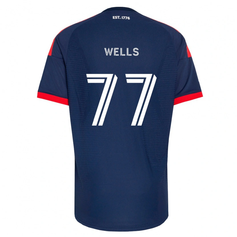 Danxen Kobiety Makai Wells #77 Królewski Niebieski Czerwony Biały Domowa Koszulka 2026/27 Koszulki Klubowe