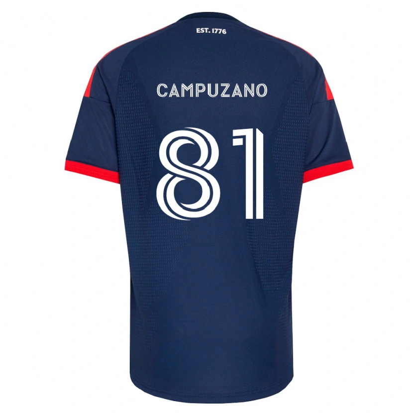 Danxen Kobiety Nico Campuzano #81 Królewski Niebieski Czerwony Biały Domowa Koszulka 2026/27 Koszulki Klubowe