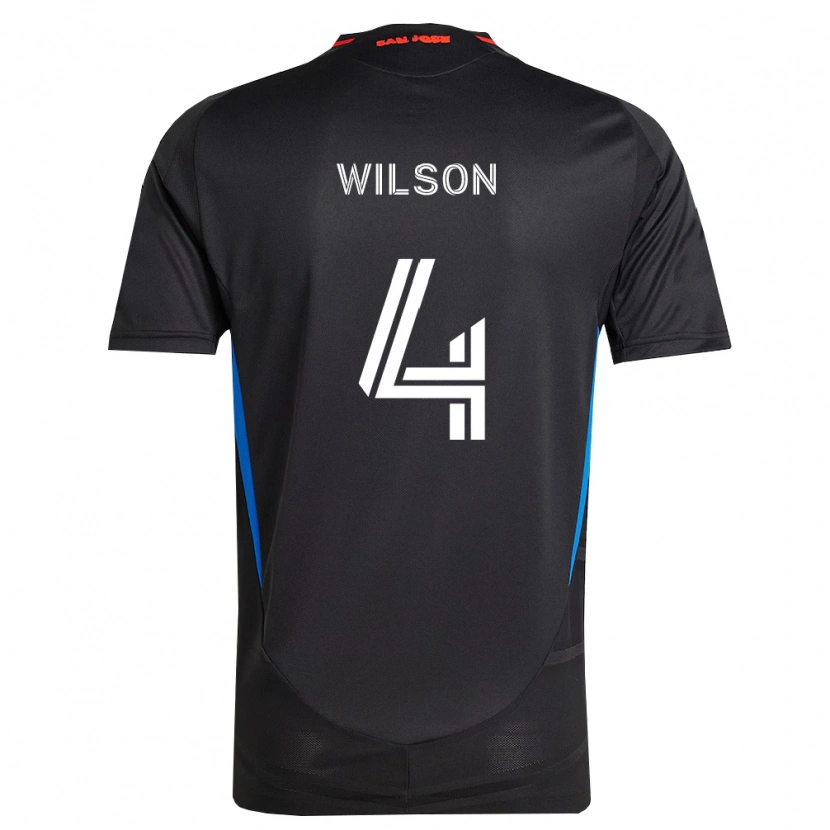 Danxen Kobiety Bruno Wilson #4 Niebieski Biały Czarny Domowa Koszulka 2026/27 Koszulki Klubowe