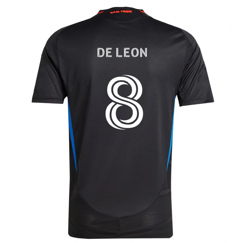 Danxen Kobiety Brandon De Leon #8 Niebieski Biały Czarny Domowa Koszulka 2026/27 Koszulki Klubowe
