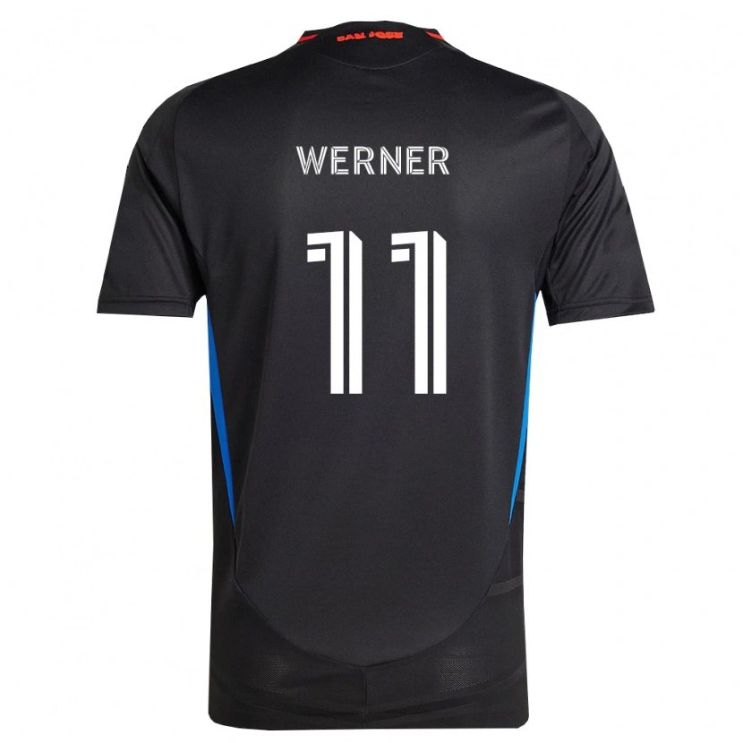 Danxen Kobiety Timo Werner #11 Niebieski Biały Czarny Domowa Koszulka 2026/27 Koszulki Klubowe