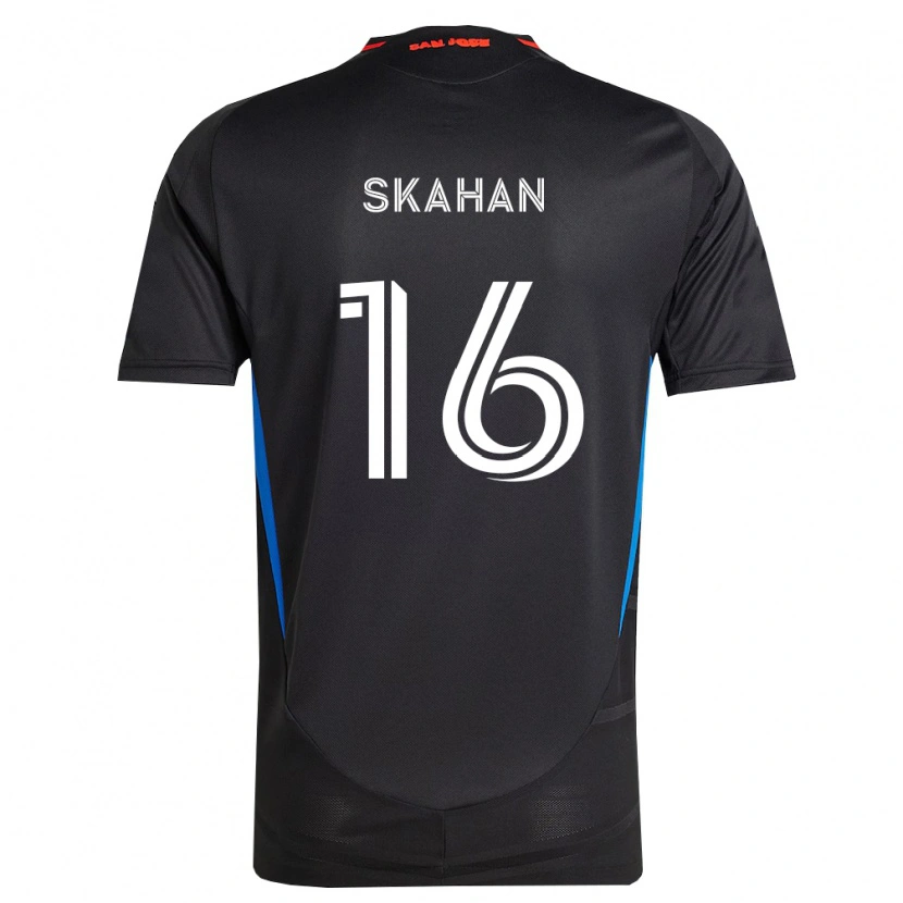 Danxen Kobiety Jack Skahan #16 Niebieski Biały Czarny Domowa Koszulka 2026/27 Koszulki Klubowe