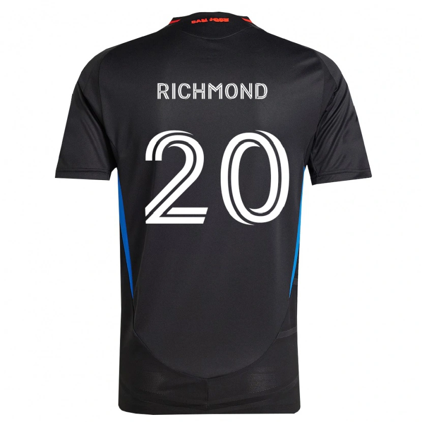 Danxen Kobiety Will Richmond #20 Niebieski Biały Czarny Domowa Koszulka 2026/27 Koszulki Klubowe