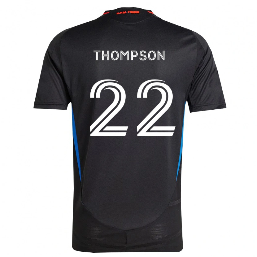 Danxen Kobiety Tommy Thompson #22 Niebieski Biały Czarny Domowa Koszulka 2026/27 Koszulki Klubowe