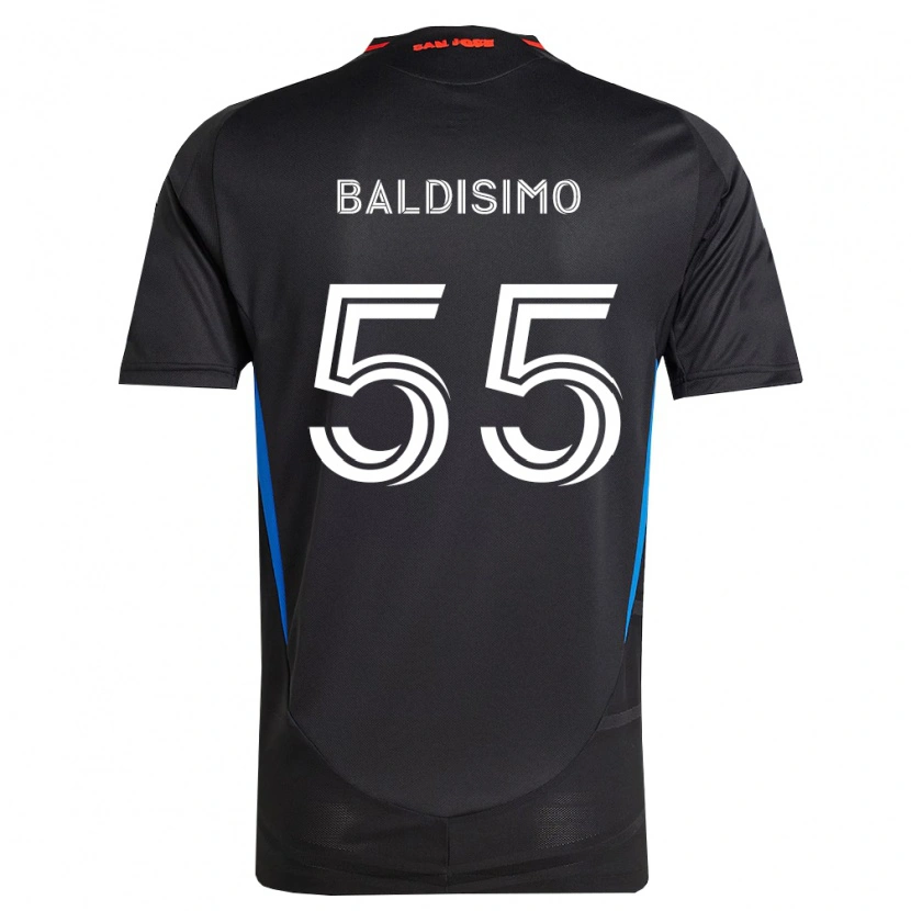 Danxen Kobiety Michael Baldisimo #55 Niebieski Biały Czarny Domowa Koszulka 2026/27 Koszulki Klubowe