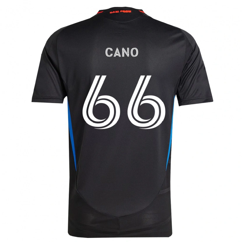 Danxen Kobiety Alejandro Cano #66 Niebieski Biały Czarny Domowa Koszulka 2026/27 Koszulki Klubowe