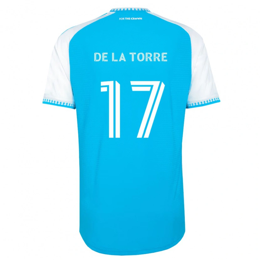 Danxen Kobiety Luca De La Torre #17 Błękitny Biały Czarny Domowa Koszulka 2026/27 Koszulki Klubowe
