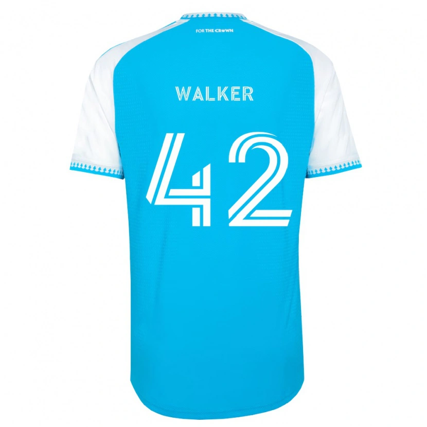 Danxen Kobiety Isaac Walker #42 Błękitny Biały Czarny Domowa Koszulka 2026/27 Koszulki Klubowe