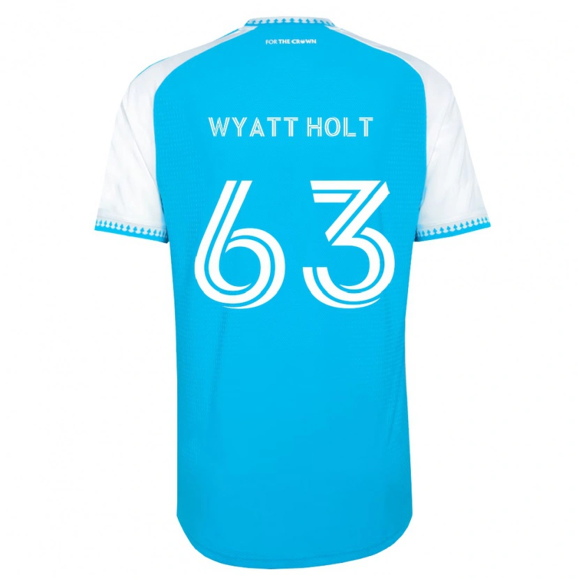 Danxen Kobiety Wyatt Holt #63 Błękitny Biały Czarny Domowa Koszulka 2026/27 Koszulki Klubowe