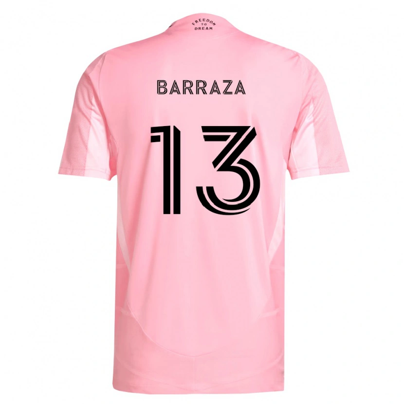 Danxen Kobiety Luis Barraza #13 Różowy Czarny Domowa Koszulka 2026/27 Koszulki Klubowe